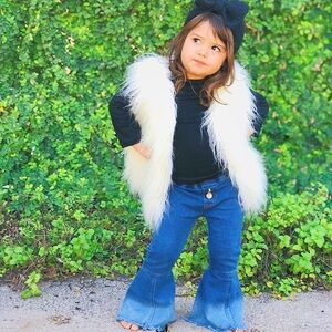 Toddler jean Flared Bell Bottom Pants 2T - 6T